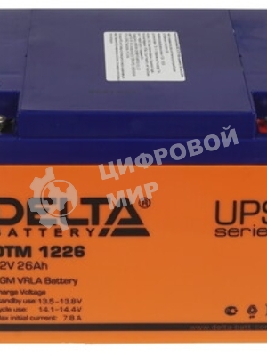 Батарея для ИБП Delta DTM 1226 (12V, 26Ah)