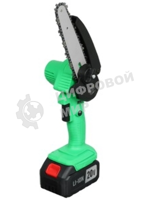Пила цепная аккумуляторная ZITREK GreenSaw 20 Extra power 20В, 3А·ч Li-ion аккум. 1шт, 1,5А·ч Li-ion аккум. 1шт, ЗУ