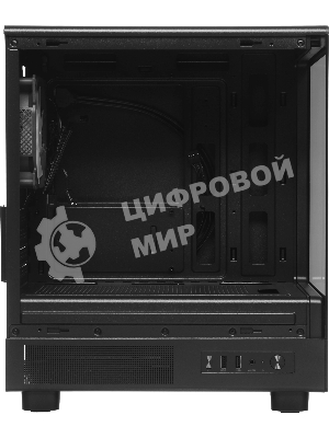 Корпус ACCORD ACC-ZM3B Black, Mini-Tower, чёрный, 1 x 120 мм