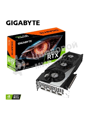 Видеокарта Gigabyte GV-N3060GAMING OC-12GD 2.0 LHR GDDR6 1837/15000/HDMIx2/DPx2/HDCP Ret