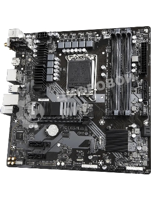 Материнская плата Gigabyte B760M DS3H AX DDR4 (V1.2/V1.3), LGA 1700, Intel B760, 4xDDR4, 4xSATA, 2xM.2, 1xPCI-E 4.0 x16, 2xPCI-E 4.0 x1, 1xHDMI, 2xDP, 1x 2.5Gb LAN, 3xUSB 3.2 Gen 1, 2xUSB 2.0, 3x3.5 мм, 7.1, Micro-ATX