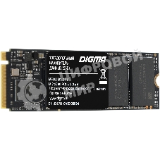 Накопитель SSD Digma Mega M2, 2048 Gb, PCIe 3.0 x4, M.2 2280, NVMe, R/W 3300/3000