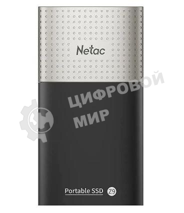 Внешний SSD Netac Z9, 128 Gb, USB 3.2 Gen 2 Type-C, R/W 550/480, черный