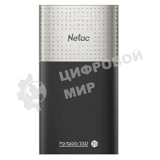 Внешний SSD Netac Z9, 128 Gb, USB 3.2 Gen 2 Type-C, R/W 550/480, черный