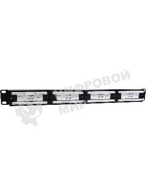 Патч-панель NTSS NTSS-PP-1U-24-UTP-RJ45-5E-D 19