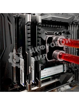 Оперативная память Patriot Viper Steel, DDR4, 8GB (2x4GB), 3200MHz, CL16, DIMM, с радиатором, черный