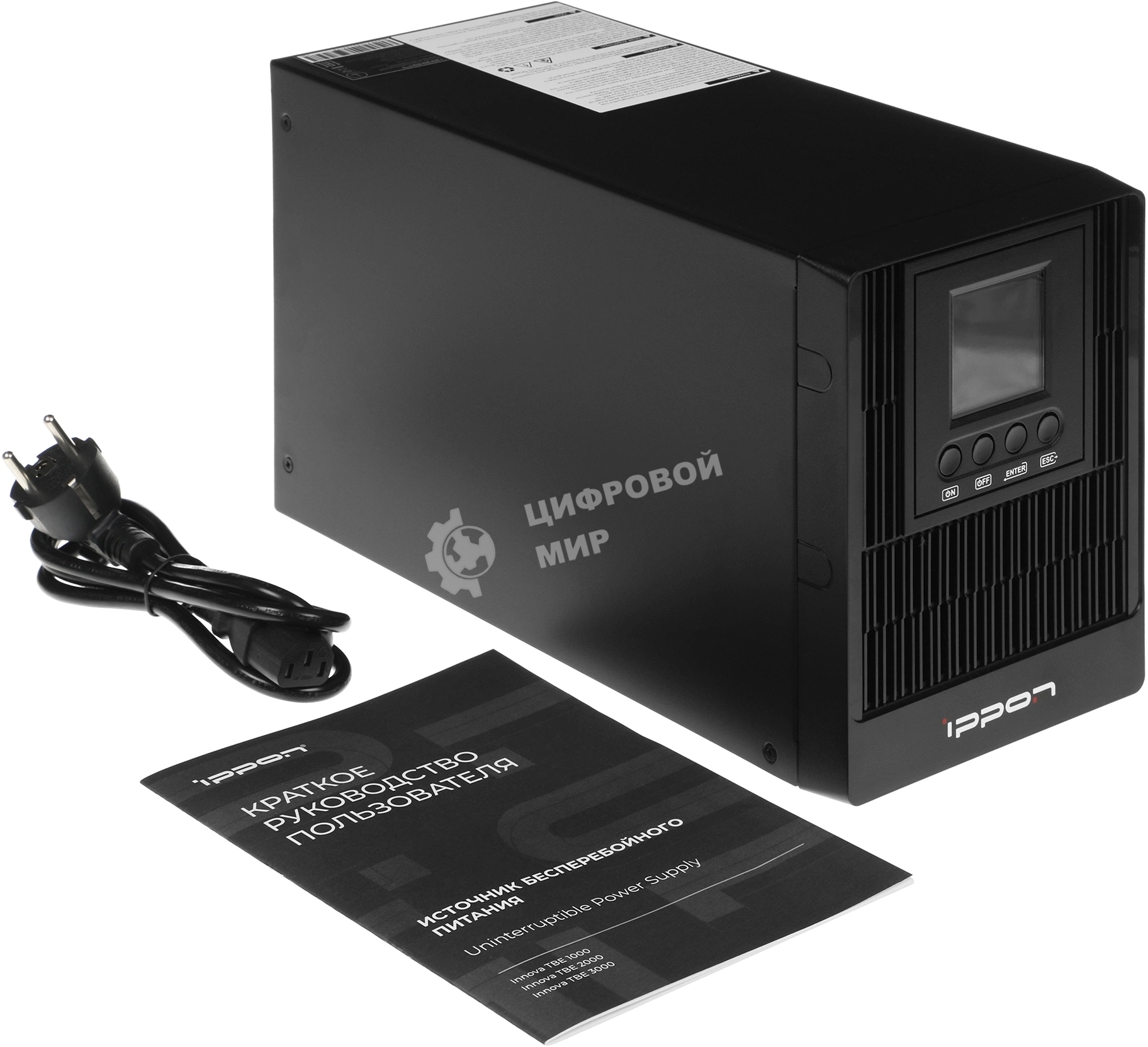 Источник бесперебойного питания Ippon Innova TbE 1000 900Вт 1000ВА черный