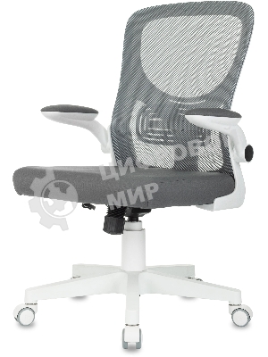 Кресло Бюрократ ASTER N-W TW-04 Neo Grey темно-серый, сетка/ткань, 120 кг, механизм качания