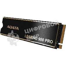 Накопитель SSD ADATA LEGEND 900 PRO, 1Tb, PCIe 4.0 x4, M.2 2280, NVMe, R/W 7400/6000