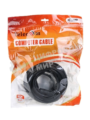 Кабель HDMI-19M - HDMI-19M ver 2.0+3D/Ethernet,2 фильтра 7.5m Telecom