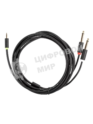 Кабель-адаптер 3.5ST(M)/2X6.35 ST(M), 3м, Telecom PRO TAV6168-3M