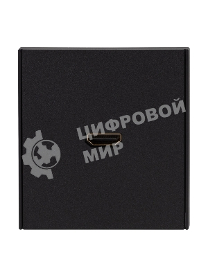 Розетка Kranz STRONG HDMI с/у антрацит