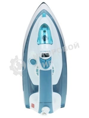 Утюг Delta LUX DL-710 белый с серо-голубым, 2400 Вт, 25 г/мин, 130 г/мин, 320 мл
