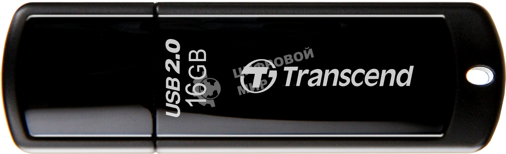 Флешка USB Transcend JetFlash 350 (TS16GJF350), 16Gb, USB 2.0, R/W 15/7, черный