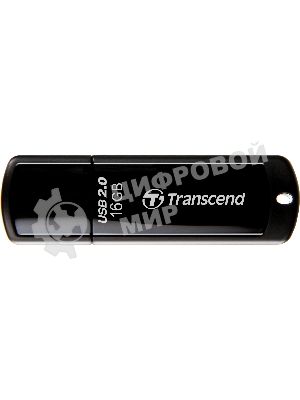 Флешка USB Transcend JetFlash 350 (TS16GJF350), 16Gb, USB 2.0, R/W 15/7, черный