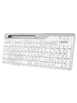 Клавиатура беспроводная A4Tech Fstyler FBK25, USB, Bluetooth/Радиоканал, белый/серый