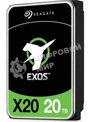 Жесткий диск Seagate HDD 20Tb 7200rpm Server Exos X20 HDD 512E/4KN (3.5