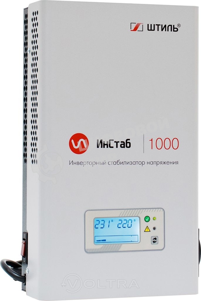Стабилизатор напряжения Штиль ИнСтаб IS1000 800Вт 1000ВА белый