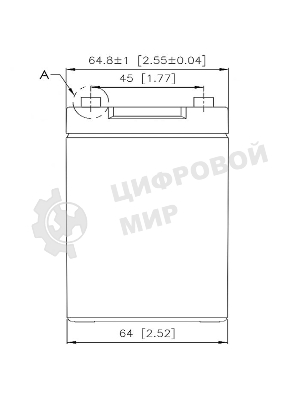Аккумулятор CSB GPL1272 F2FR (12V 7.2Ah)