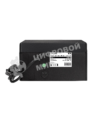 Источник бесперебойного питания ExeGate NEO NNB-650.LED.AVR.8SH.CH 650VA/390W, LED, AVR, 8*Schuko, 4*USB-порта для зарядки, черный