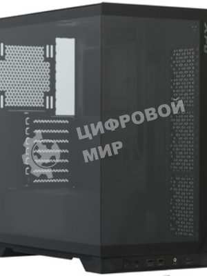 Компьютерный корпус XPG INVADER X BLACK (INVADERXMT-BKCWW) Mid-Tower Gaming ATX PC Case with Panoramic View, Tempered Glass Panels, and RGb Lighting Black