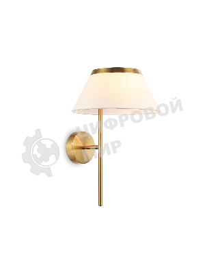 Настенный светильник Ambrella light LH72475 BS/WH латунь/белый Е14 max 40W 300*260*400