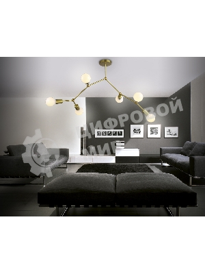Светильник Ambrella light TR8038/6 BS латунь E27*6 max 40W D670*590