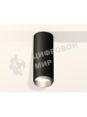 Светильник Ambrella Light XS6343004 SBK/MCH черный песок/хром матовый MR16 GU5.3 (C6343, N6123)