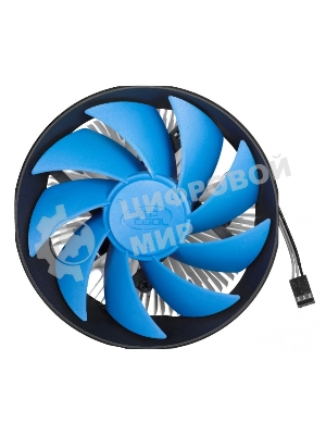 Кулер для процессора DEEPCOOL ARCHER BIGPRO серебристый/синий, 120 мм, алюминий/медь, 2000 об/мин, 29.7 дБ, 4 pin, 125 Вт, 70 мм