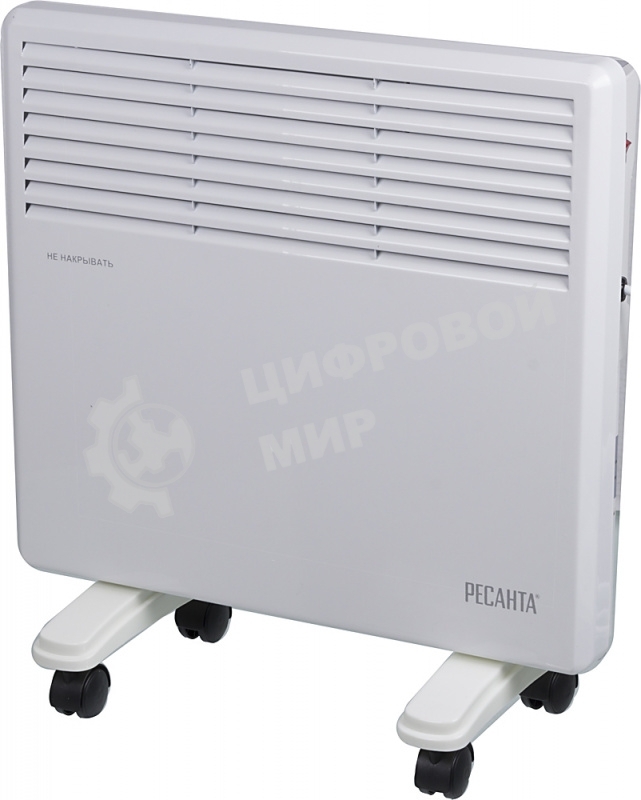 Конвектор электрический Ресанта ОК-1000Е белый, 1000 Вт, 10 м2, термостат, дисплей