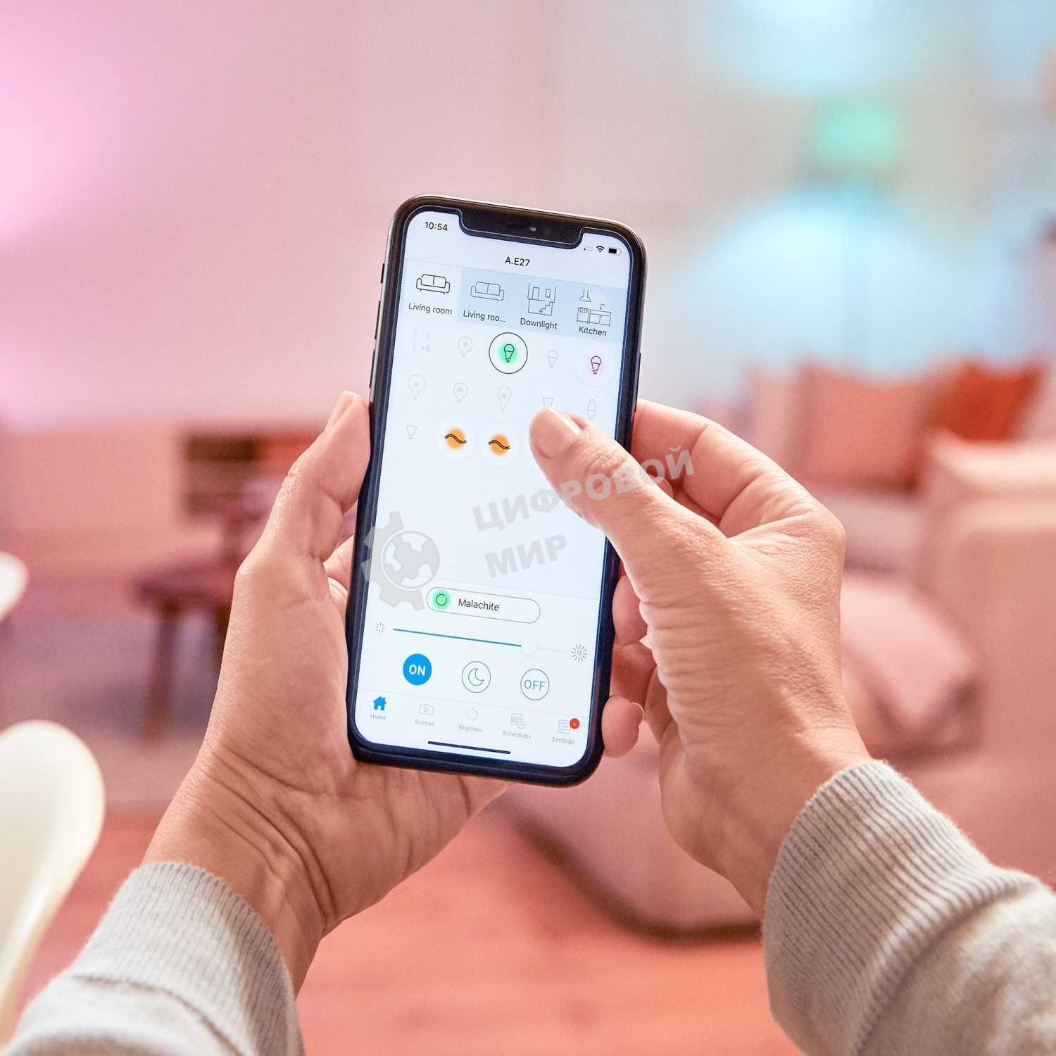 Лампа светодиодная WiZ Wi-Fi BLE 50W GU10 927 DIM 1PF/6