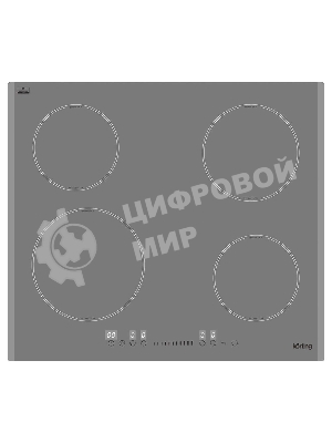 Индукционная варочная панель Korting HI 64560 BGR
