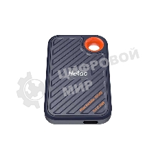 Внешний SSD Netac ZX20, 512 Gb, USB 3.2 Gen 2x2 Type-C, R/W 2000/1800, черный