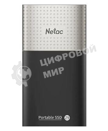Внешний SSD Netac Z9, 1TB, USB 3.2 Gen 2 Type-C, R/W 550/480, черный