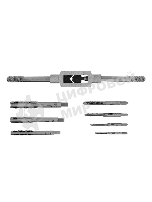 Набор метчиков Сибртех М3-М12, 8 предметов