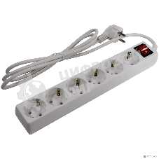 Сетевой фильтр ExeGate EX119392RUS SP-6-3G (6 розеток, 3 м, евровилка, серый)