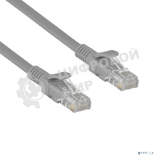 Патч-корд ExeGate UTP-RJ45-RJ45-5e-CU-3M-GY, UTP, cat.5e, 3м, медь, серый