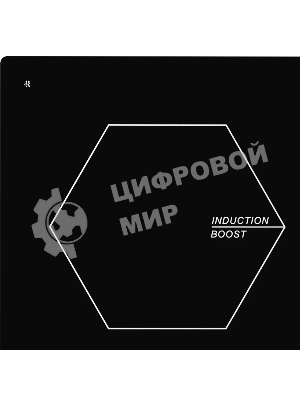 Индукционная варочная панель Monsher MHI 4505, 45 см 9 уровней мощности, инвертер, бустер, блокировка управления, Stop and Go, таймер, автоматическое отключение, сенсорное управление, индикатор остаточного тепла, 4 цифровых дисплея, черный