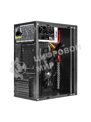 Компьютерный корпус Minitower ExeGate BAA-403U2-UNS350 (mATX, БП UNS350 с вент. 12см, 1*USB/2*USB 3.0, HD Audio, черный)