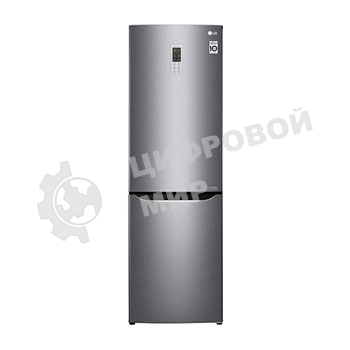 Холодильник LG GA-B419SLGL графит двухкамерный 223/79л морозилка снизу, No Frost