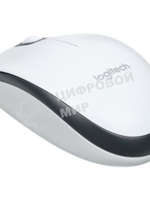 Мышь проводная Logitech M100R белый, 1000 dpi, USB, кнопки - 3