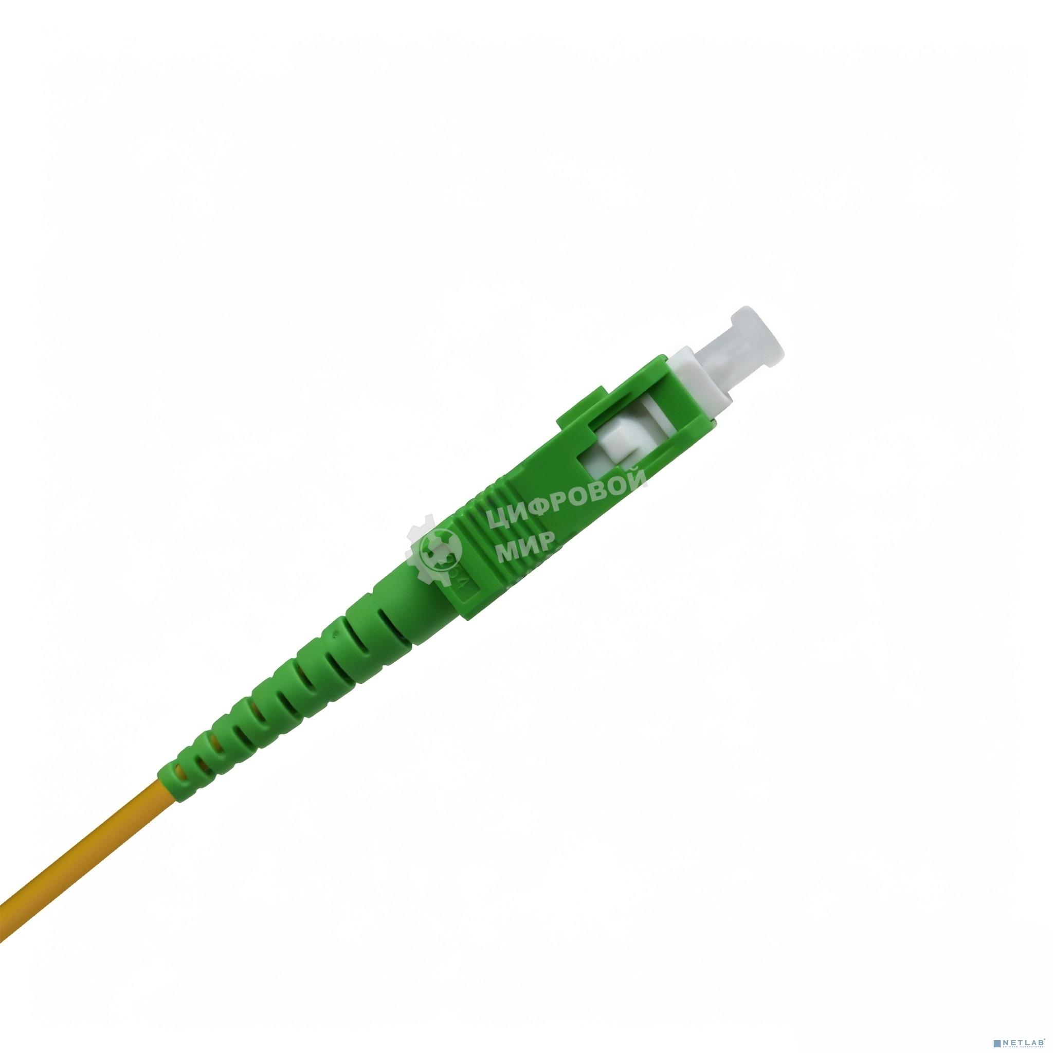 Оптический патчкорд NEOMAX (NMO-SC/APC-SC/APC-SM-2M) SC/APC-SC/APC, OS2, Singlemode, Simplex, 9/125, LSZH, Yellow, 2м