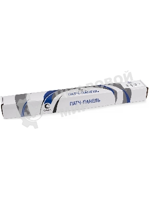 Патч-панель Cabeus PL2-24-Cat.5e-Dual IDC, 24 порта RJ-45, 19