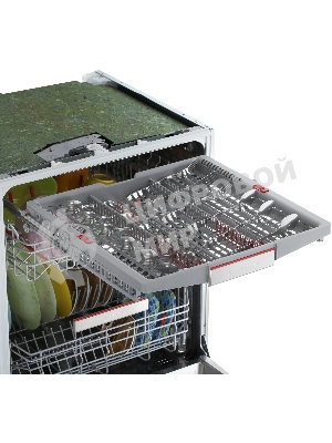 Встраиваемая посудомоечная машина Bosch SMV8YCX02E, серебристый, 59.8 см, 14 компл., 44 дБ, класс A