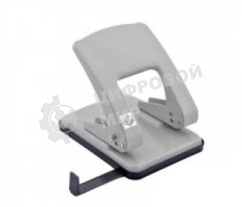 Дырокол Kw-Trio Stylish Heavy Duty 976L/GR, до 40 листов, металл серый, отверстий: 2, с линейкой