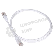 Патч-корд Lanmaster TWT UTP кат.5e, с заливными колпачками, 1.5 м, белый