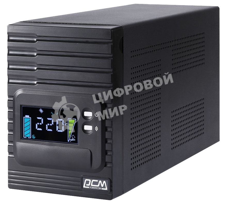 Источник бесперебойного питания Powercom Smart King Pro+ SPT-2000-II LCD 1600Вт 2000ВА черный