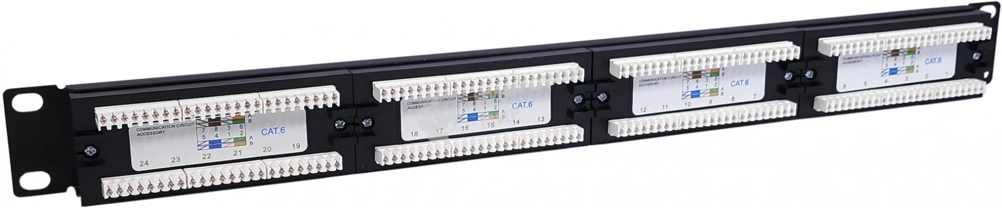 Патч-панель NTSS-PP-1U-24-UTP-RJ45-6-D 19