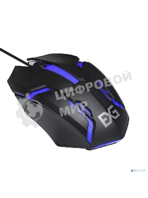 Комплект клавиатура+мышь ExeGate MK140 проводной, USB, 1000 DPI, чёрный/белый