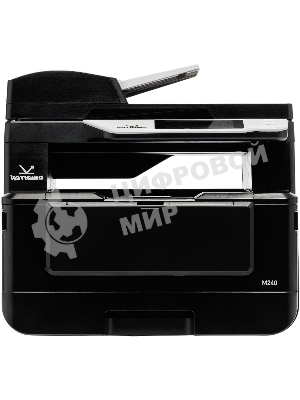 МФУ лазерное Катюша M240 принтер/копир/сканер/факс (опц.), 40 стр/мин А4, ч/б, 1200 dpi. Скан: цвет/чб 1200 dpi., 4 ГБ, 1000 Мб, USB, Wi-Fi (опц.), ADF 75 листов. Тонер 3 000 отп. Пр-во РФ, 3 года гар. МПТ